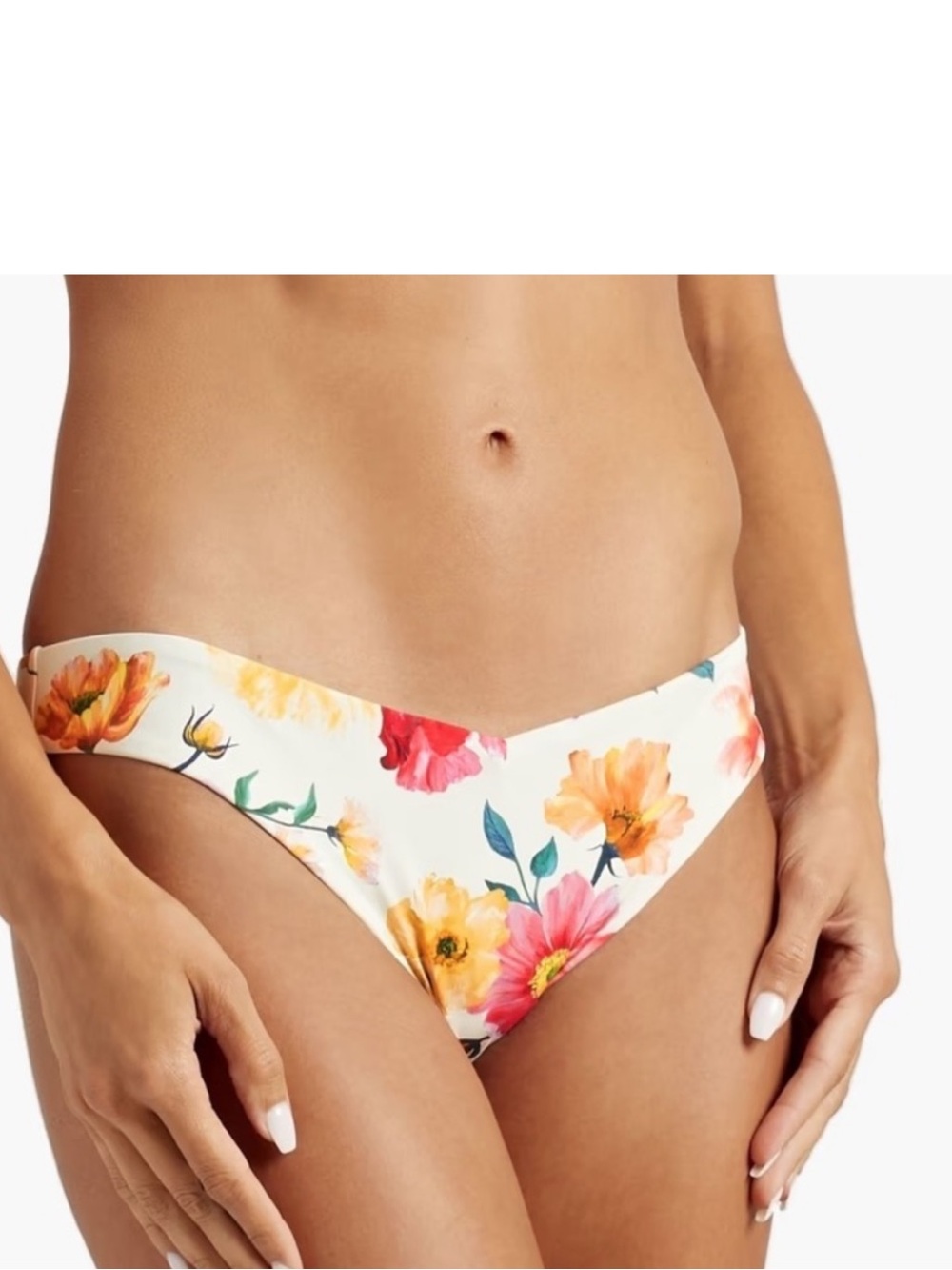 Onia Medium Bottoms Bikini Chiara Liberty Poppy Garden Lemon Multi NWT